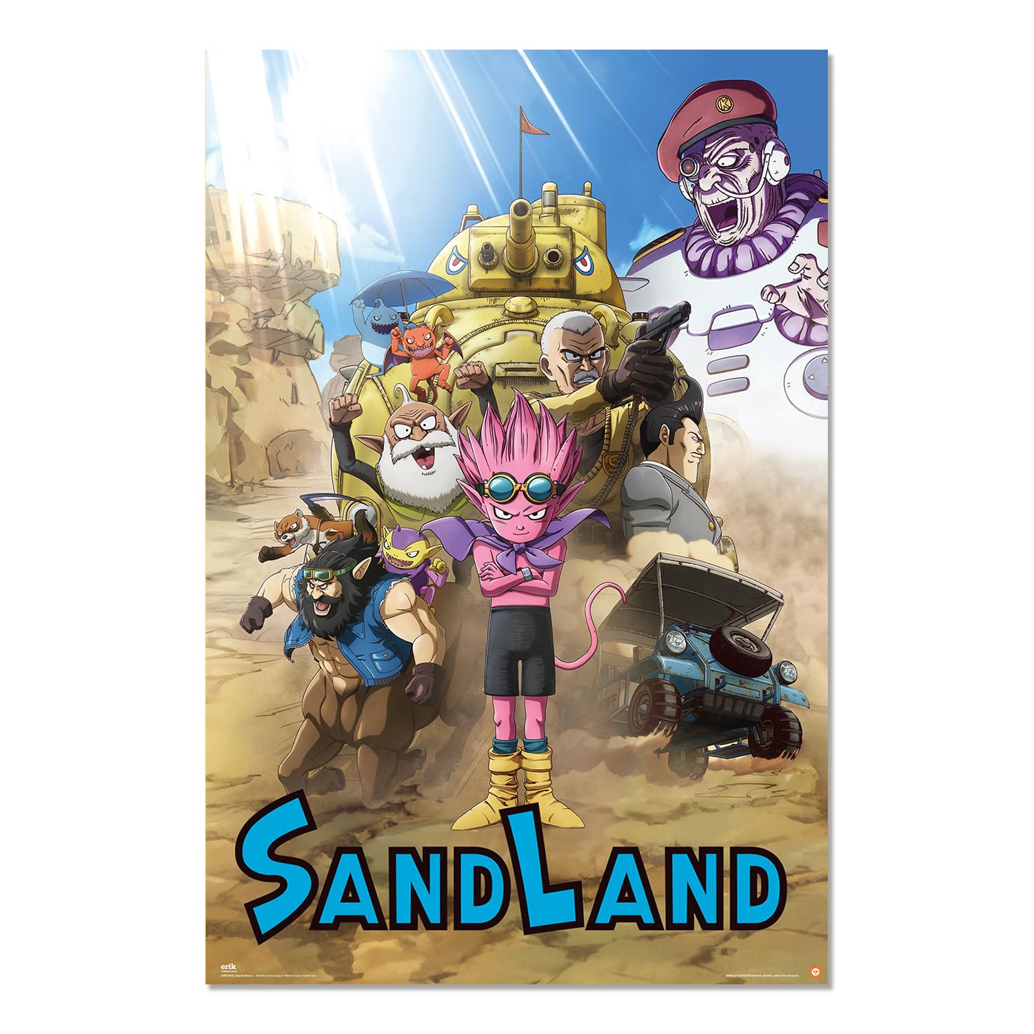 Grupo Erik Poster Sand Land - 36 x 24 inches / 91.5 x 61 cm - Shipped Rolled Up - Cool Posters, Art Poster, Wall Posters & Prints