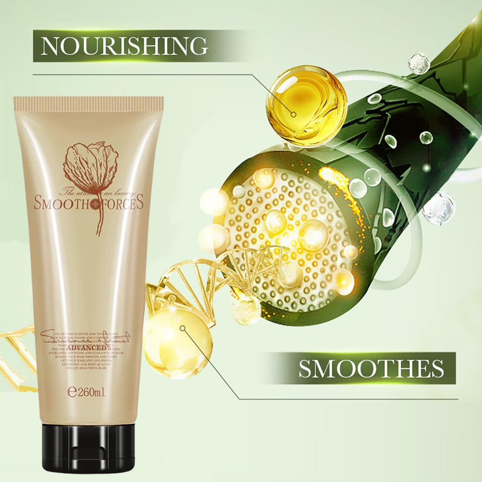 Maschera magica per capelli, Maschera per capelli con trattamento molecolare avanzato per le radici dei capelli, Idratante per capelli secchi e danneggiati, Per capelli secchi e danneggiati