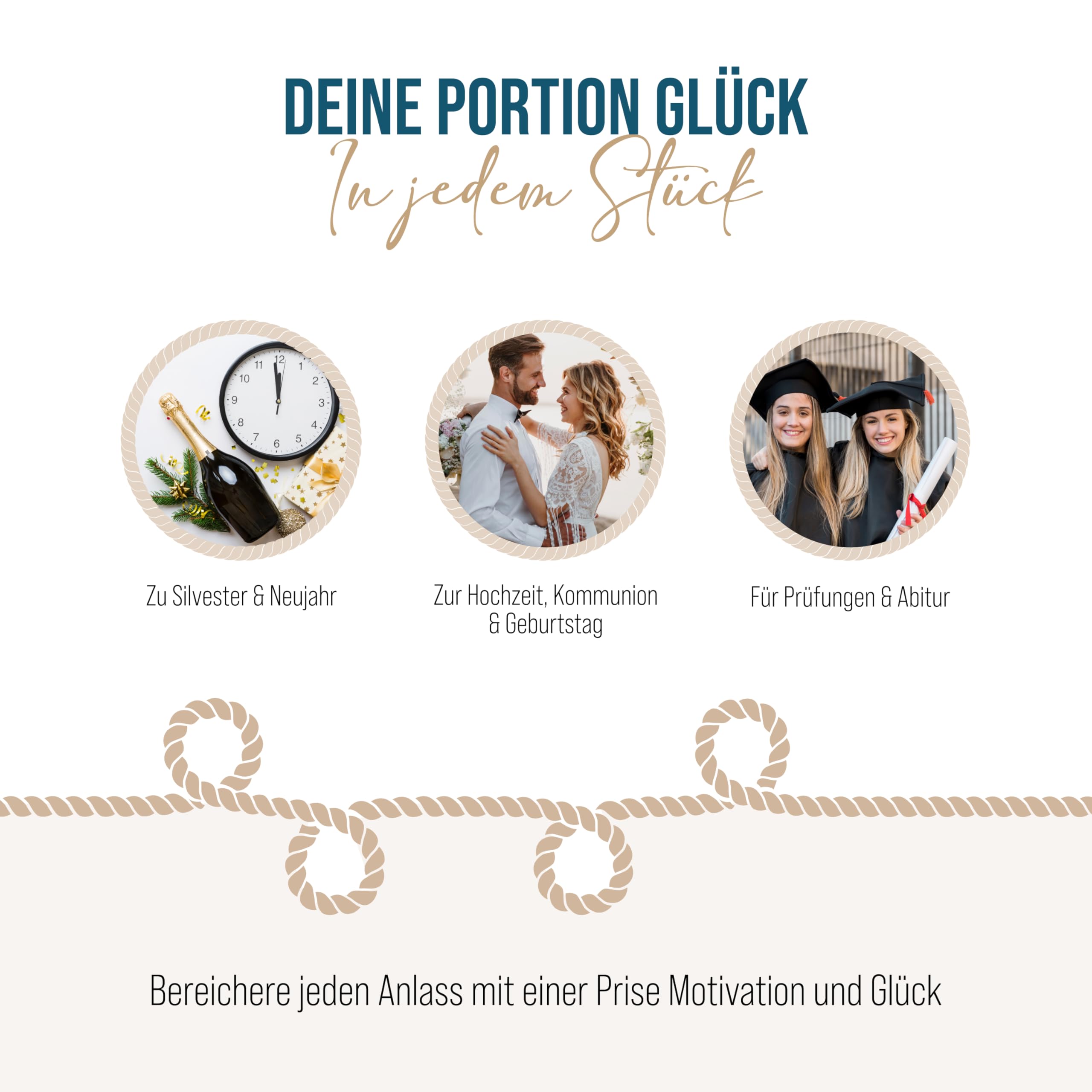 Glücksschweinchen Glücksbringer, 4 Stück: Mini Schweine Silber & Gold, Silvester & Neujahr, Glück für Prüfung, Abitur & Führerscheinprüfung, Geschenk Mann & Frau, Glücksschwein Figuren Klein, 5 cm