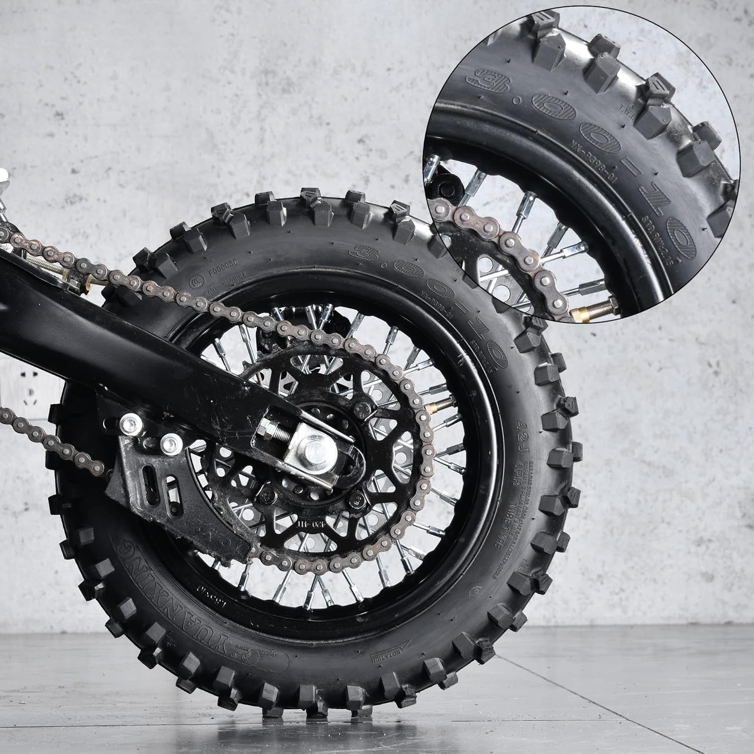 Chambre à Air 3.00-10 RUTU - Pour Scooter Et Dirt Bike - Valve TR87