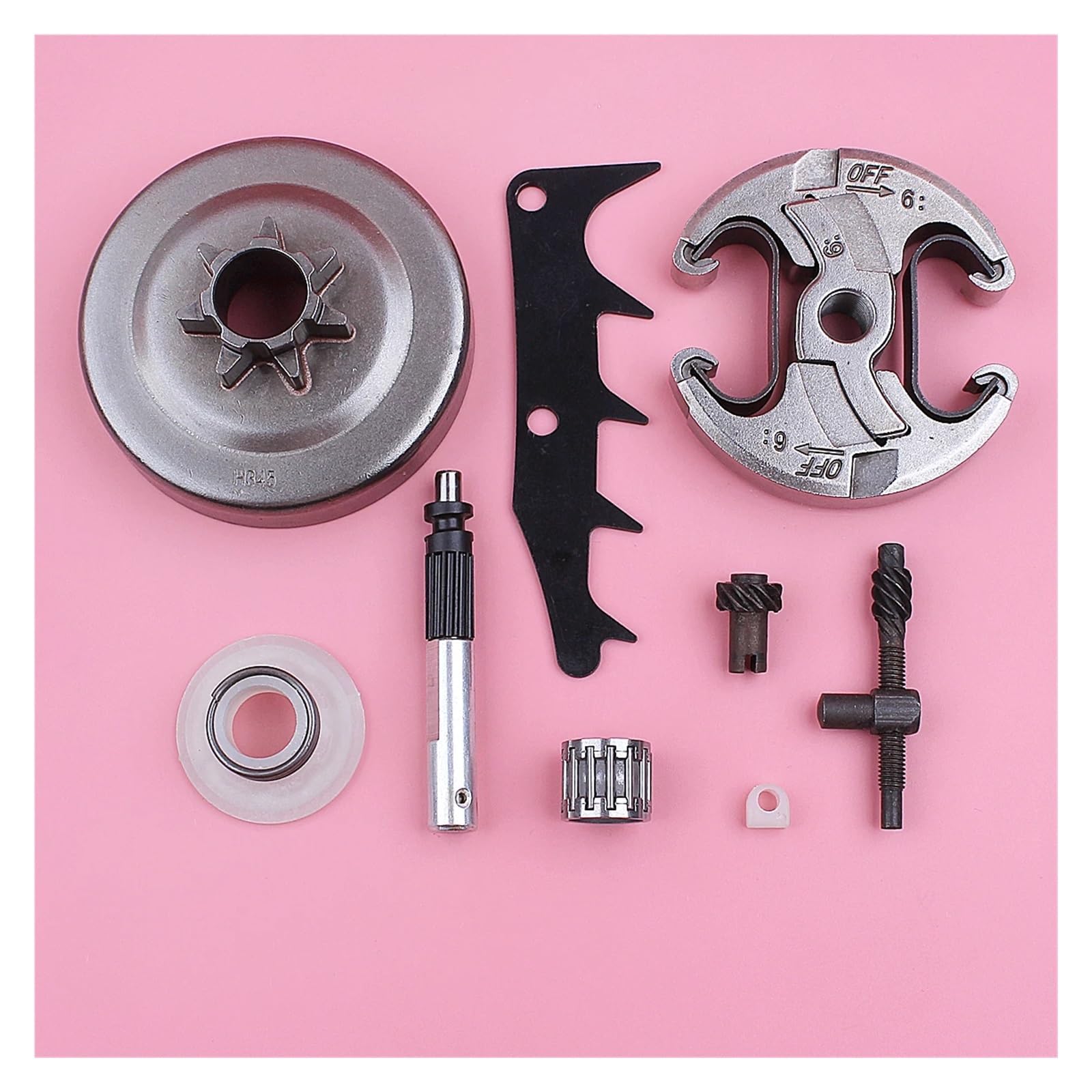 Tamburo Frizione .325 7T Adatto for Kit tendicatena Olio ingranaggio a Vite Senza fine 445 450 Pezzi di Ricambio for Motosega 578097901 503905901