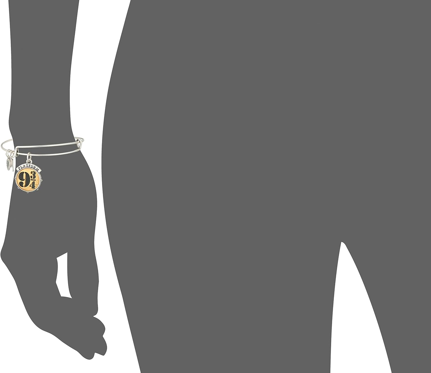 Alex and ANI Harry Potter Platform Two Tone Bangle Bracelet - Image 2