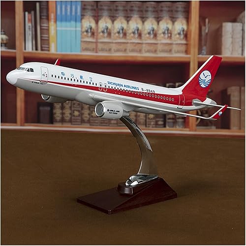 Miniatura 4 de AROZON Modelo de escala de avión 1100 apto para Sichuan Airlines A320 de aleación de avión fundida a presión modelo coleccionable regalo de avión