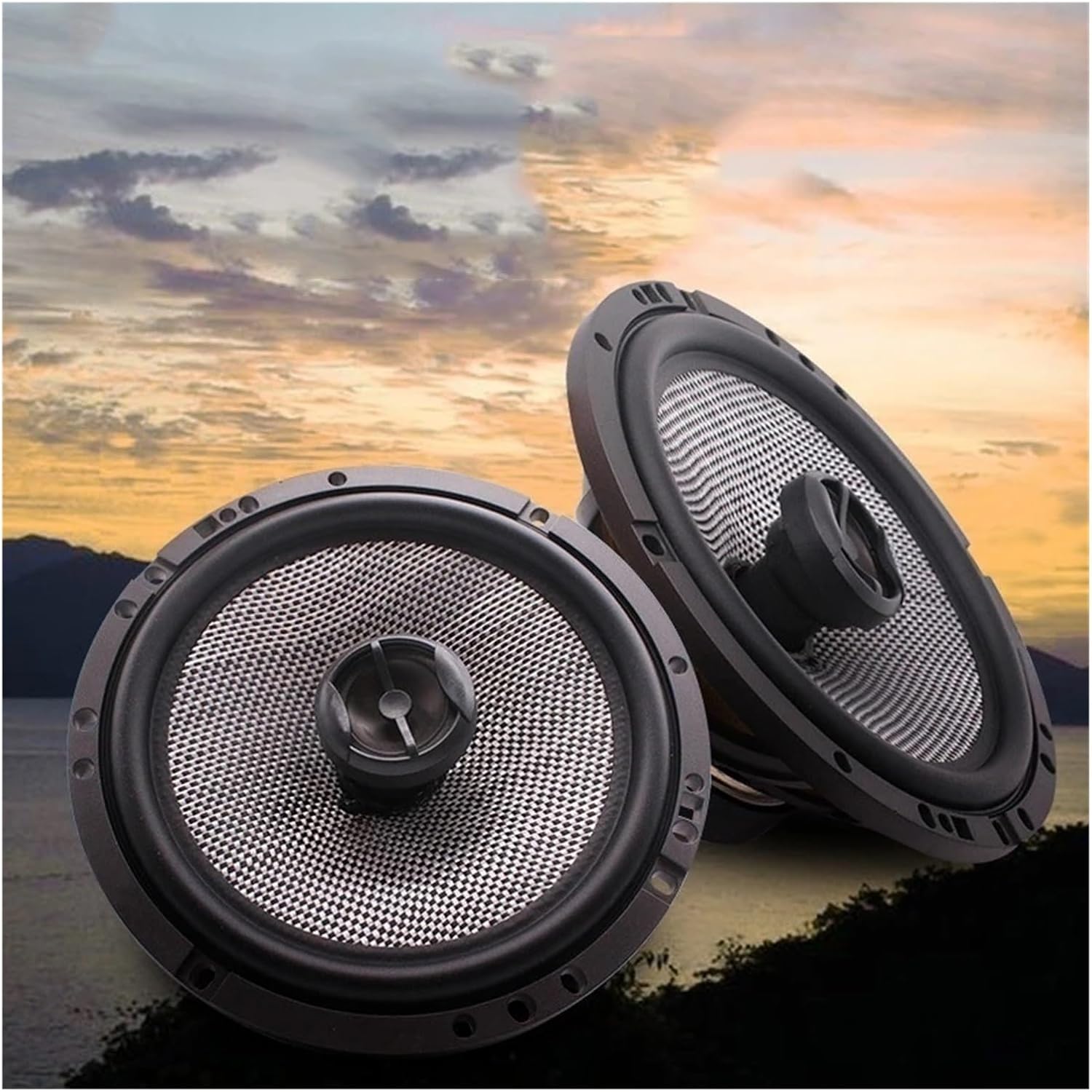 Car Coaxial Horn 165AC 6.5 "Car Rear Door Audio Horn Refitted Door Horn