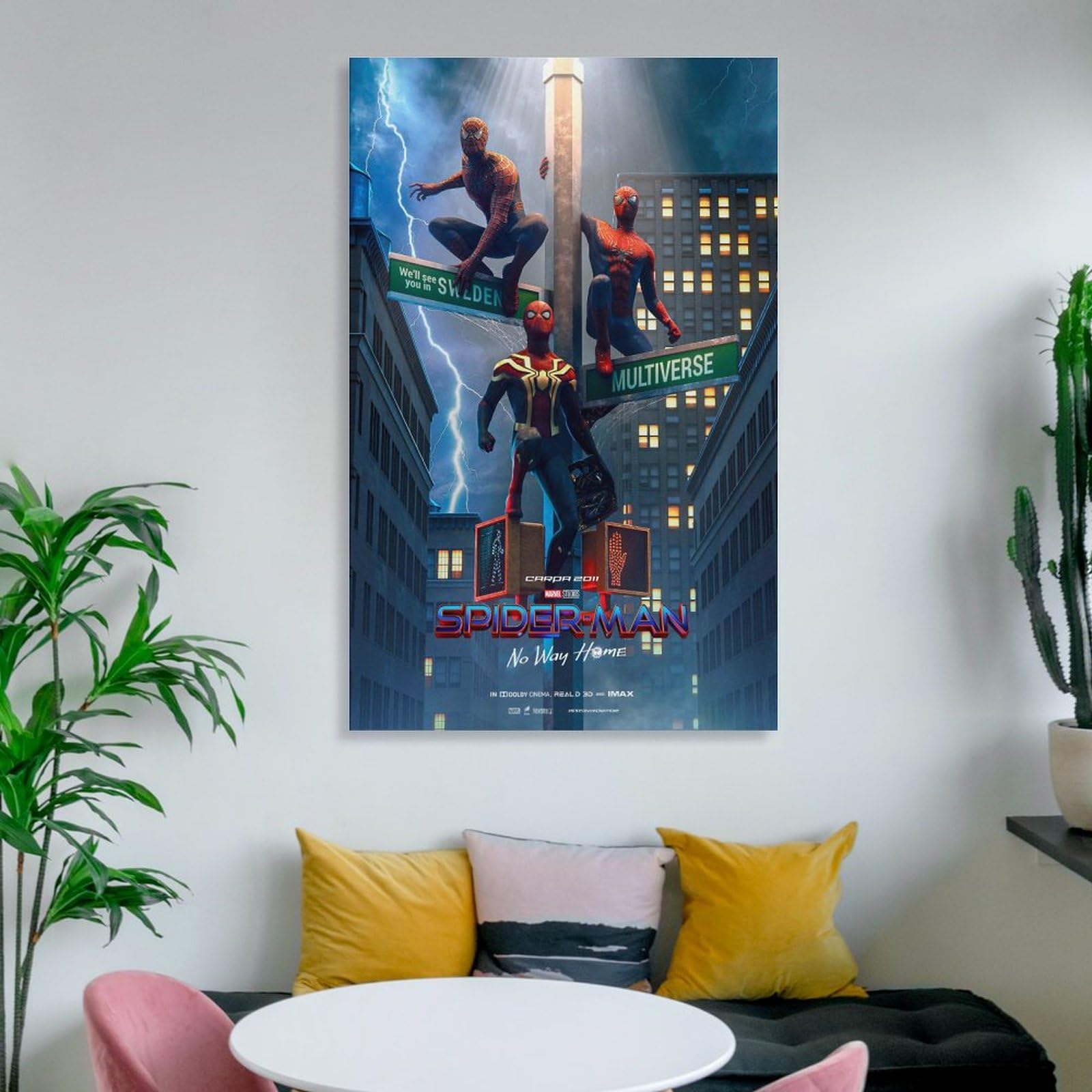 スパイダーマン ノーウェイホーム キャンバスアートパネル スパイダーマン ノーウェイホーム キャンバスアートパネル Amazon.co