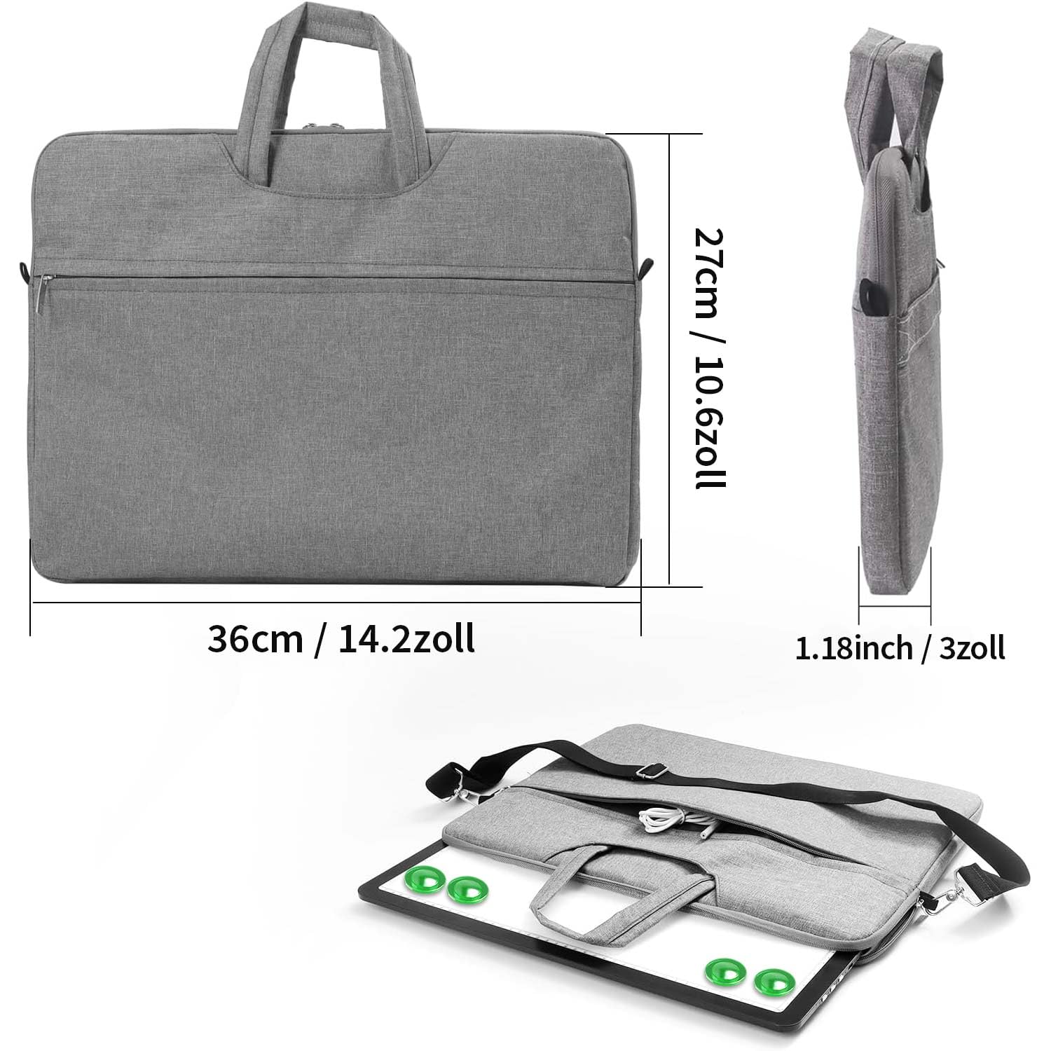 Zocelight wiederaufladbares A4 Leuchttisch mit integriertem Ständer & Tasche, Superheller magnetischer light box mit physischen Tasten,Lichtkasten für diamond painting, Leuchtplatte für Skizzieren
