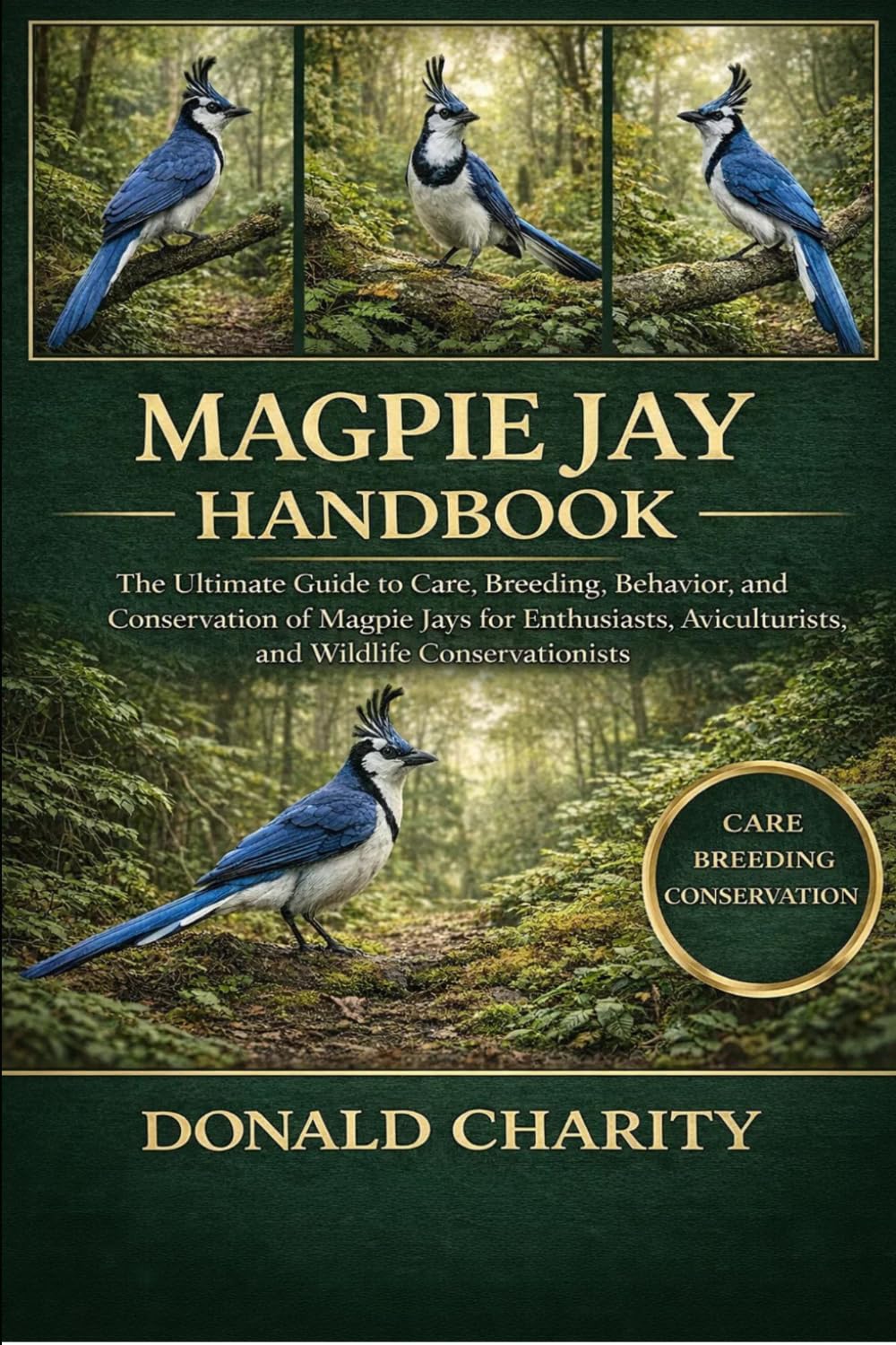 MAGPIE JAY HANDBOOK: The Ultimate Guide to Care, Breeding, Behavior, and Conservation of Magpie Jays for Enthusiasts, Aviculturists, and Wildlife Conservationists.