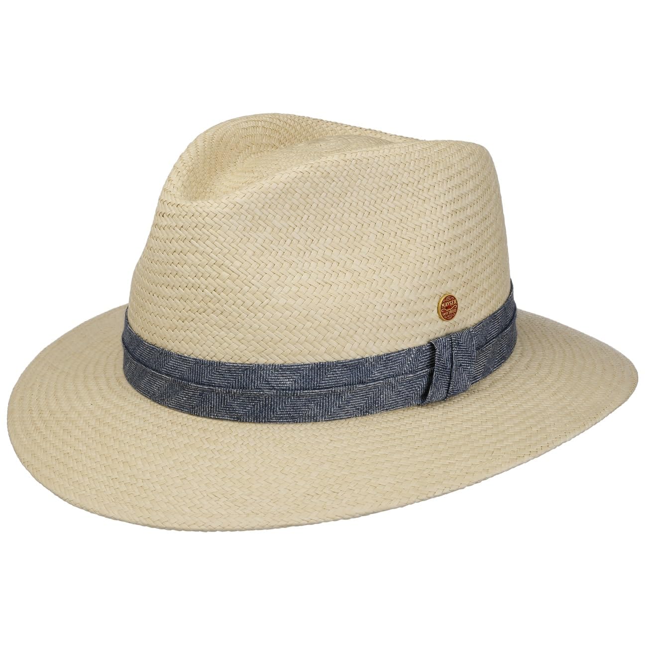 Mayser Sombrero Panamá Gero Mujer/Hombre - Made in The EU de Sol Verano Paja Primavera/Verano