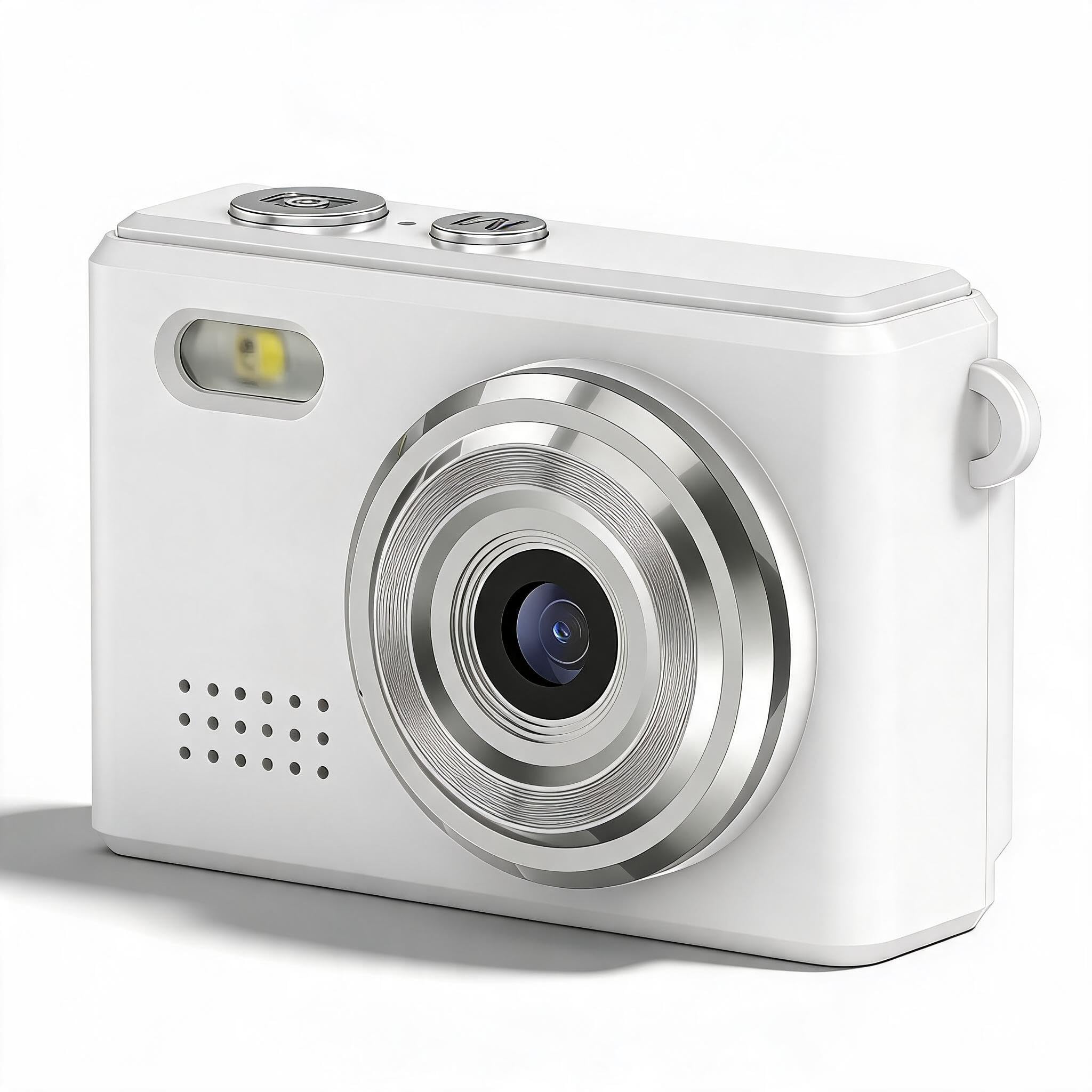 Mini and Portable Digital Camera Keychain with LCD Screen Full 1080P HD Video, 0.96 inch Screen and Integrated LED Light, Small Cameras Ultra Compact for Travel Study (White)-picture-19