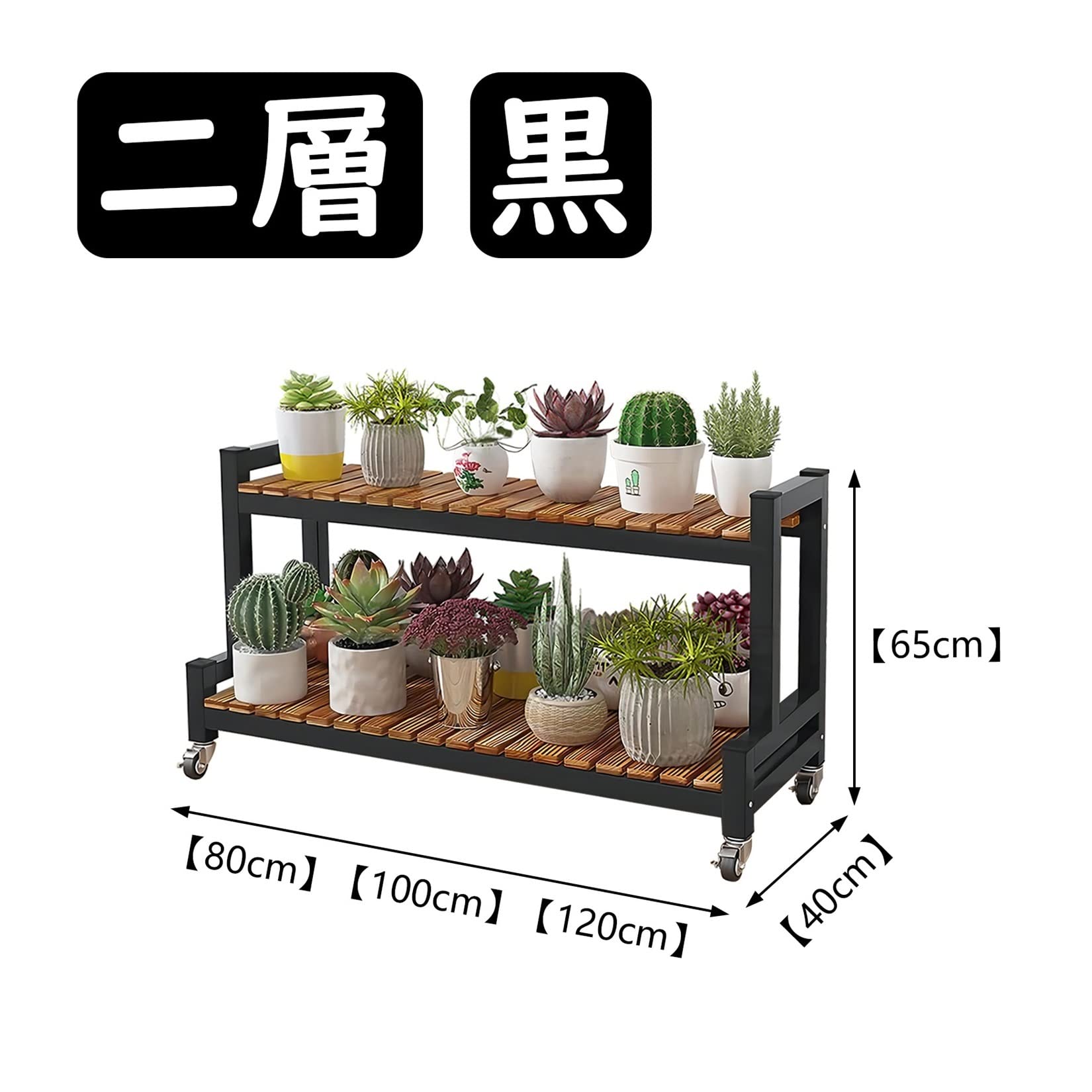 Amazon.co.jp: 観葉植物ラック フラワースタンド 多肉植物 多機能 2段