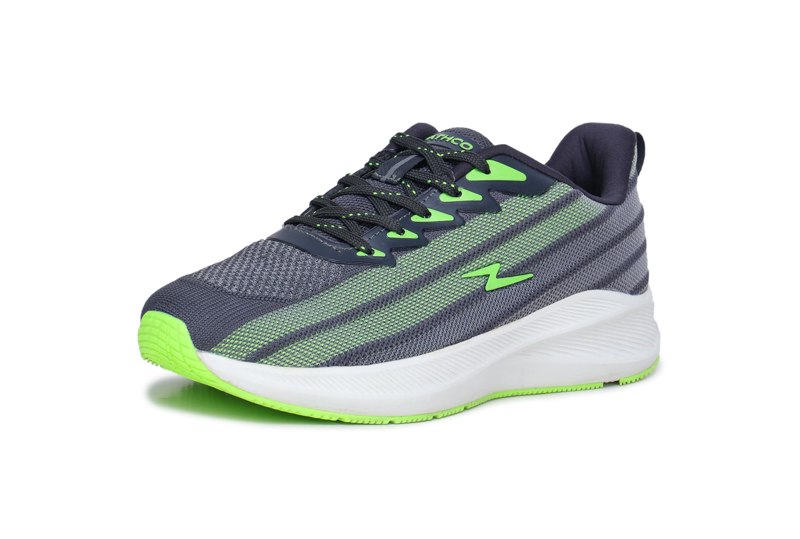 ATHCO Mark mens -EXTRA BOUNCY & FLEXIBLE SOLE-LIGHTWEIGHT-SOFT PADDED LINING-SPORTS SHOES 40 EU Grey-Green