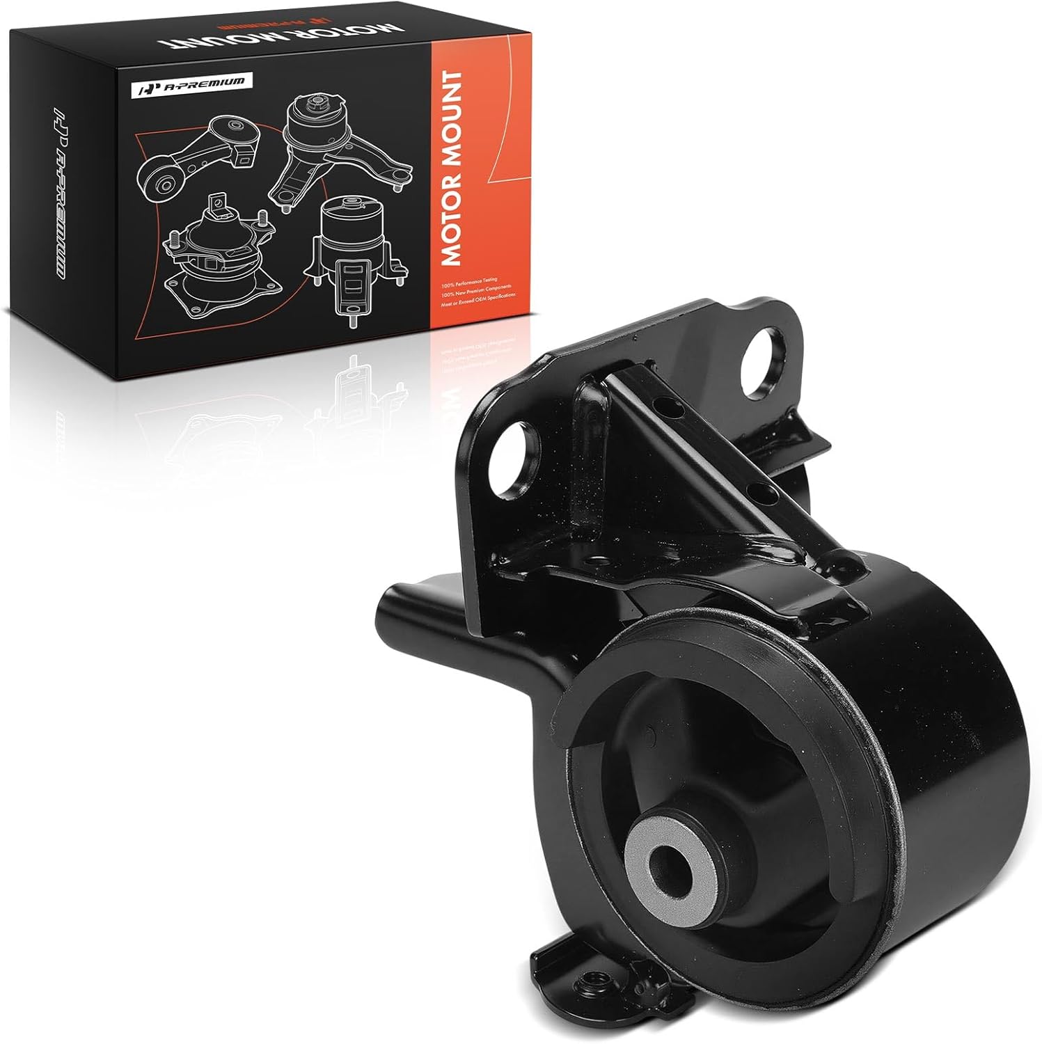 A-Premium Left Transmission Mount Compatible with Toyota Corolla, Corolla & Chevrolet Prizm, Prizm, 1998 1999 2000 2001 2002, 1.8L, Automatic Transmission, Driver Side