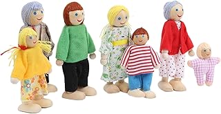 Bonecos familiares, conjunto de fantoches familiares, macio e flexível para crianças crianças(Fantoche 7)