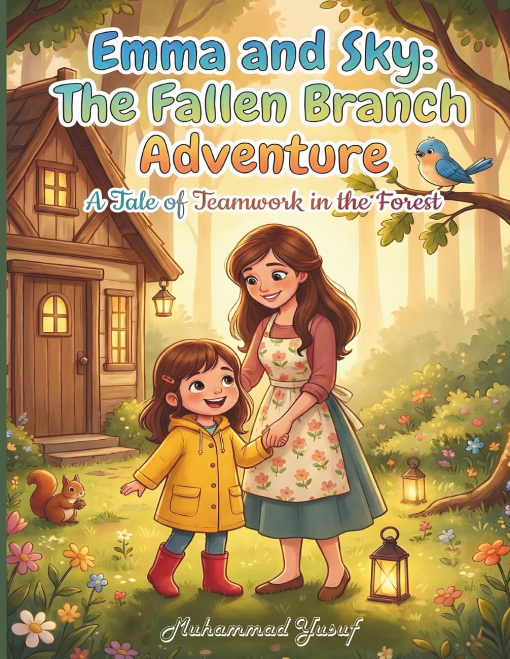 EMMA AND SKY : The fallen branch adventure.: A Tale Of Teamwork In The Forest