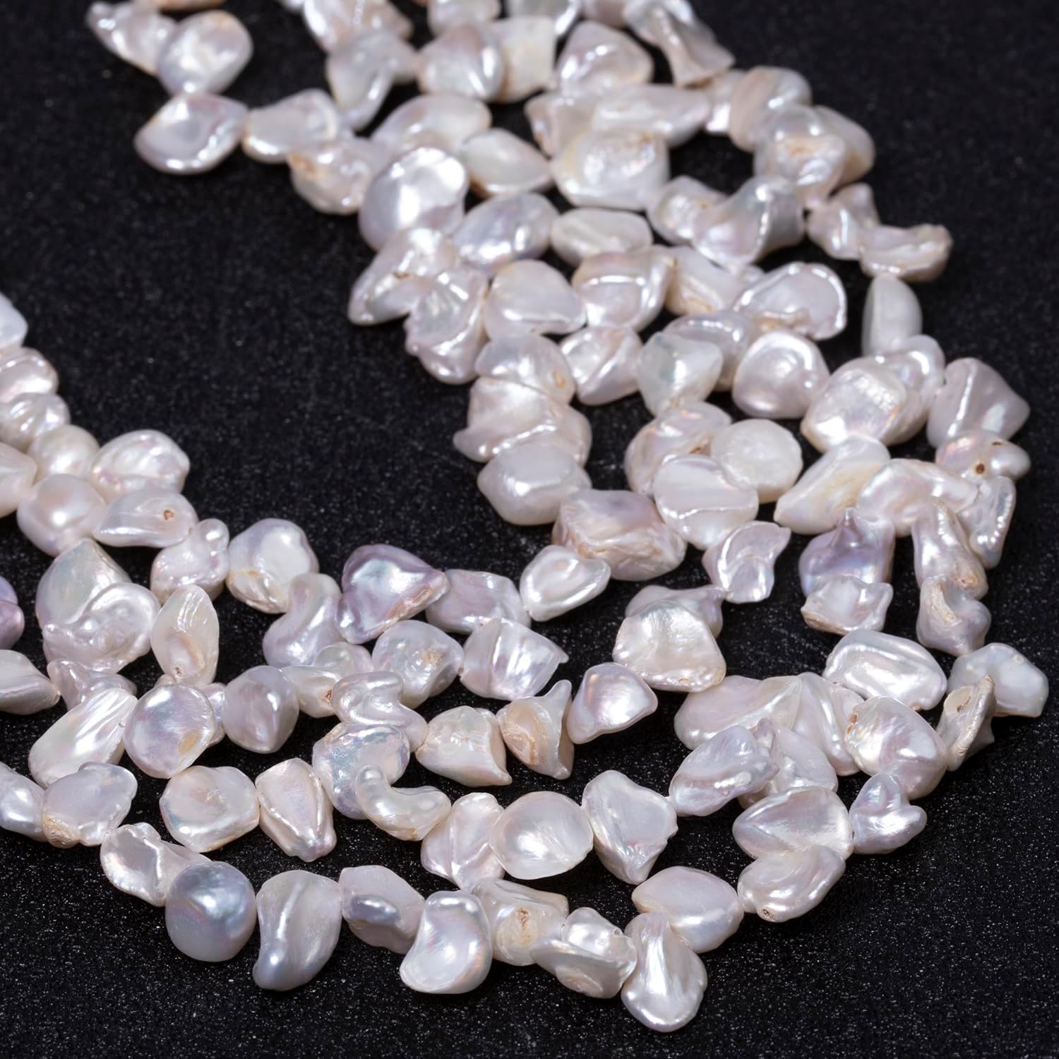 20pcs 6-8mm Keshi Baroque Pearl Beads, Irregular Freshwater Pearls for Jewelry Making, Bracelets, Necklaces and DIY Craft - Image 5