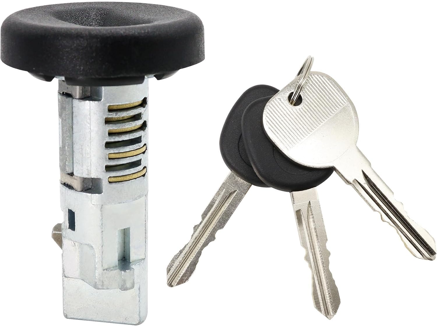 924-796 Ignition Switch Lock Cylinder w/Keys Fit for 2007-2014 Chevy Silverado Suburban GMC Sierra Savana Yukon 1500 2500 3500 for Cadillac Escalade Buick Models #15919460 19120038 15794826(No Chip)