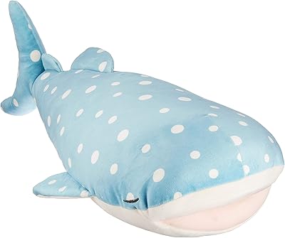 Amazon Co Jp りぶはあと 抱き枕 プレミアムねむねむアニマルズ かむかむズ じんべえザメのじんべえさん Mサイズ 全長約52cm ふわふわ もちもち 641 62 ホーム キッチン
