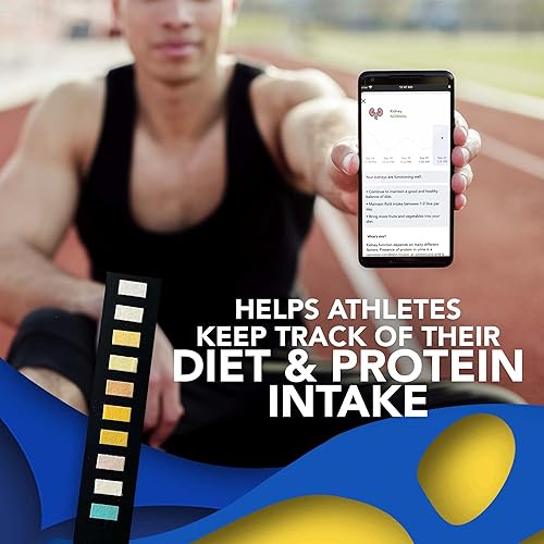 Miniatura 5 de Mobile App Tiras reactivas de orina, kit de prueba de riñón e hígado de confianza en el hogar, proteína urinaria, prueba de infección urinaria,