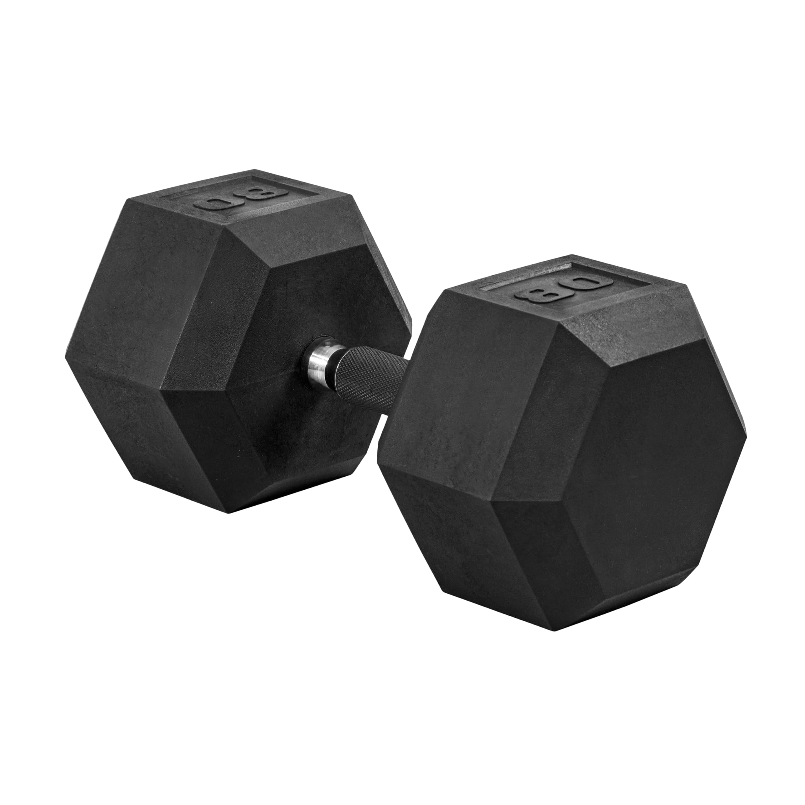 Photo 1 of CAP Barbell Coated Dumbbell Weights with Padded Grip, Single, 80 Pounds