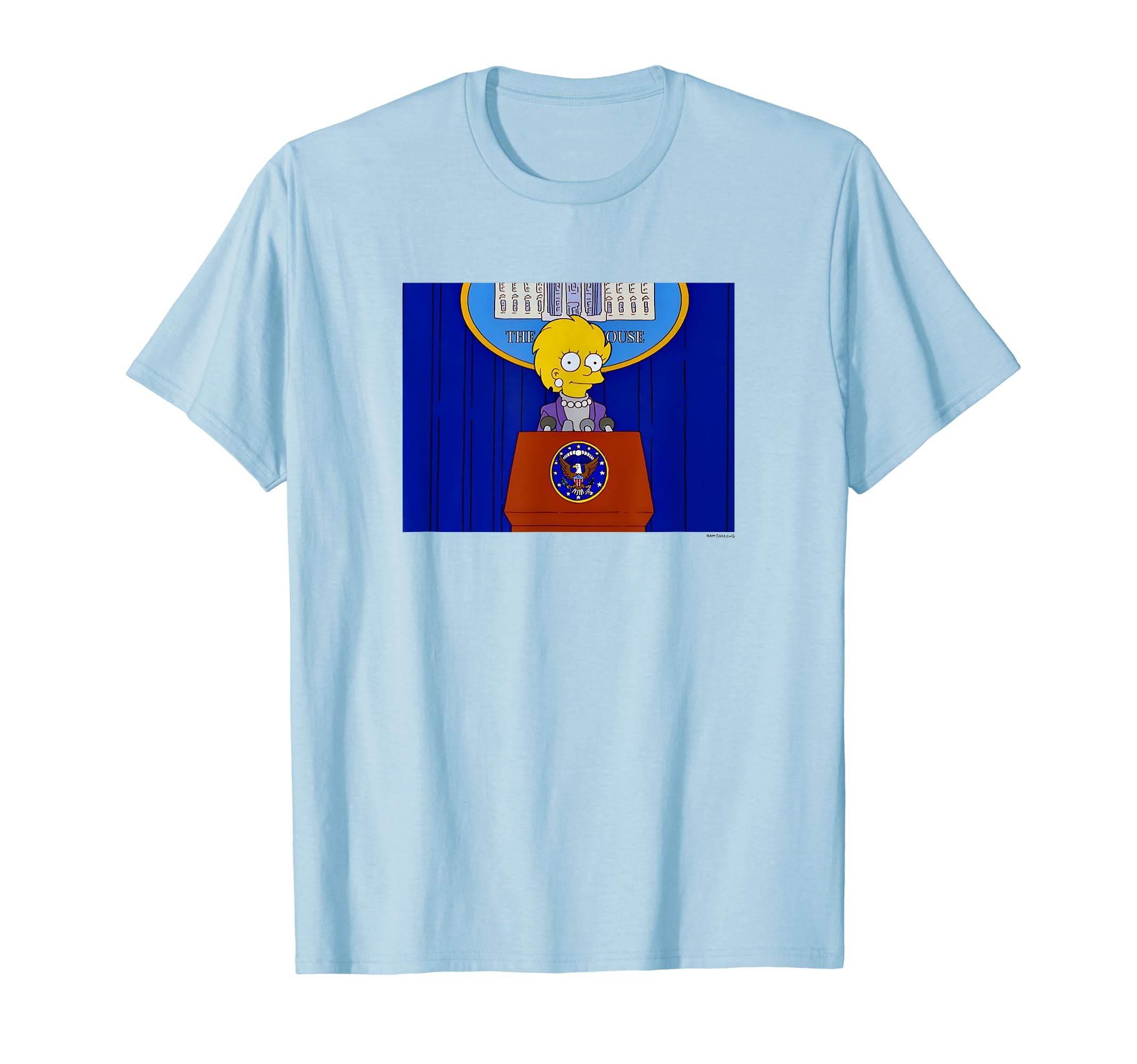 The Simpsons Lisa Simpson President T-Shirt : Clothing, Shoes \u0026 Jewelry -  Amazon.com