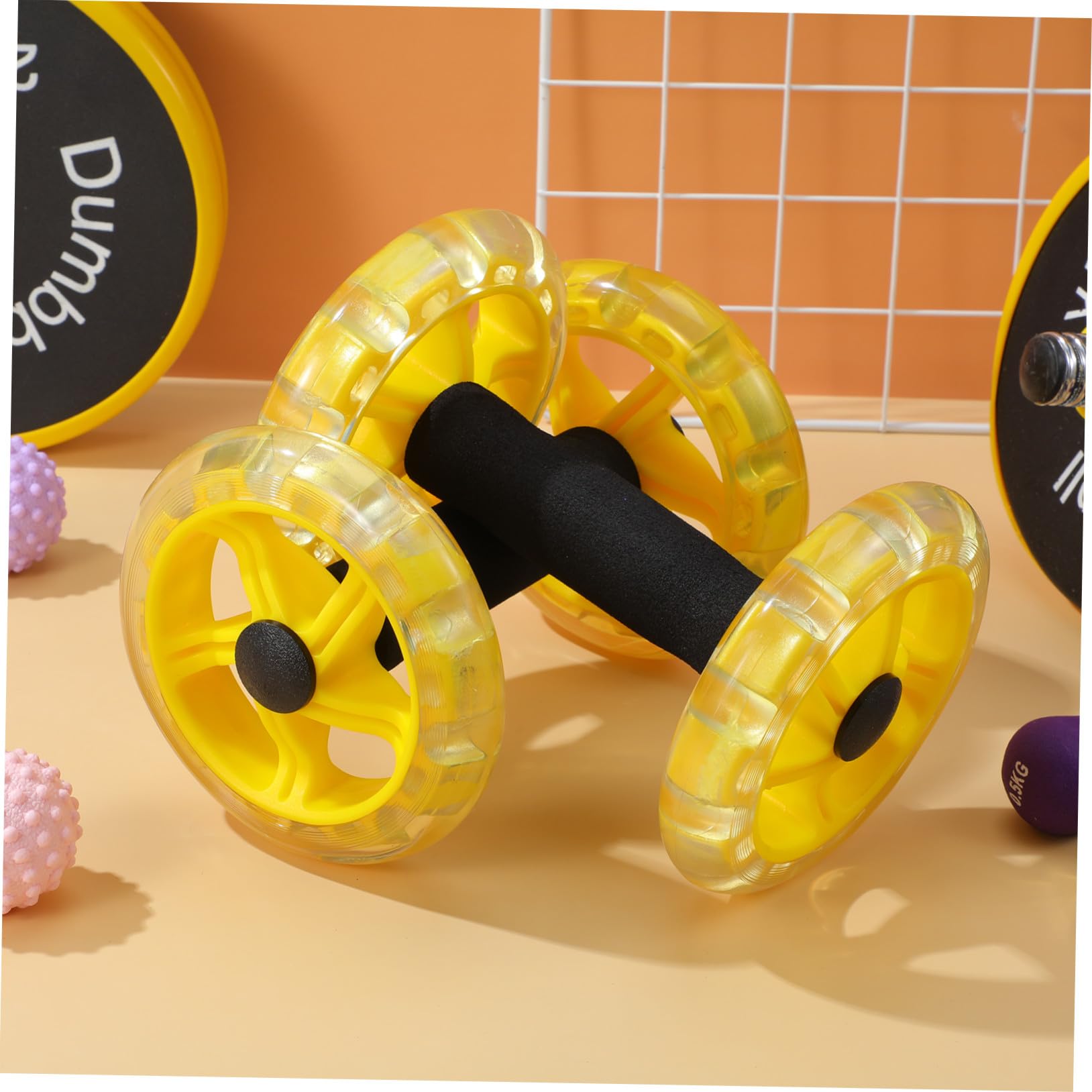 GANAZONO Ruedas Para Abdominales Rodillos Para Abdominales Rodillos Para Ejercicios Musculares De