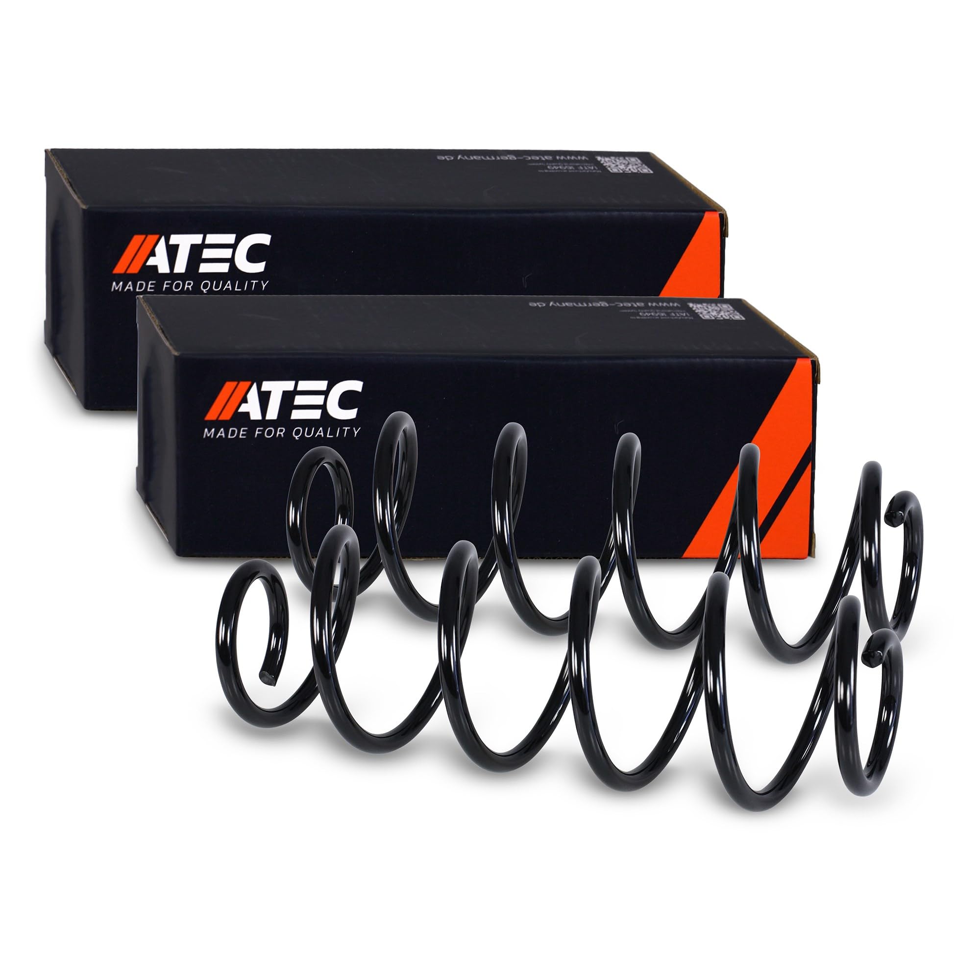 ATEC Germany 2x molle elicoidali sospensione posteriore sinistra e destra