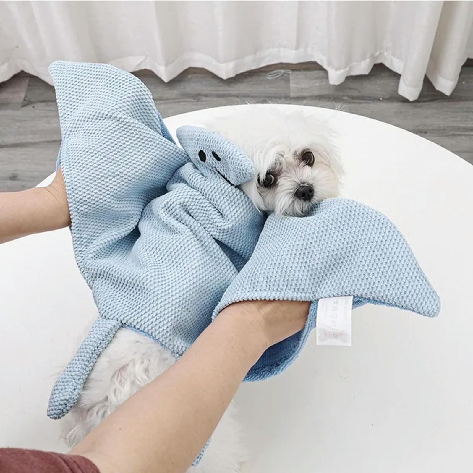 Serviettes pour Chiens pour sécher Les Chiens Serviette de Bain Double Face Super absorbante Fournitures de Bain pour Animaux de Compagnie Mignons pour Chiens et Chats