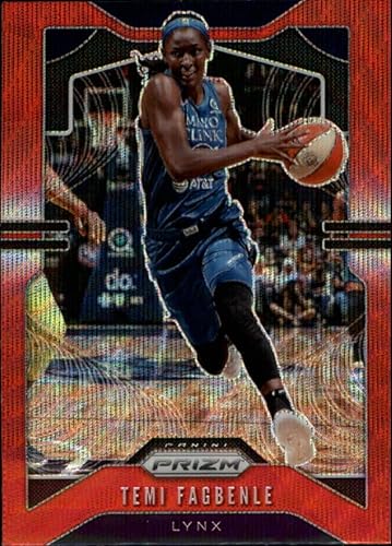 2020 Prizm WNBA Ruby Wave Refractor #28 Temi Fagbenle Minnesota Lynx Official Panini America Women's Basketball Trading Card (Scan Streaks are NOT
