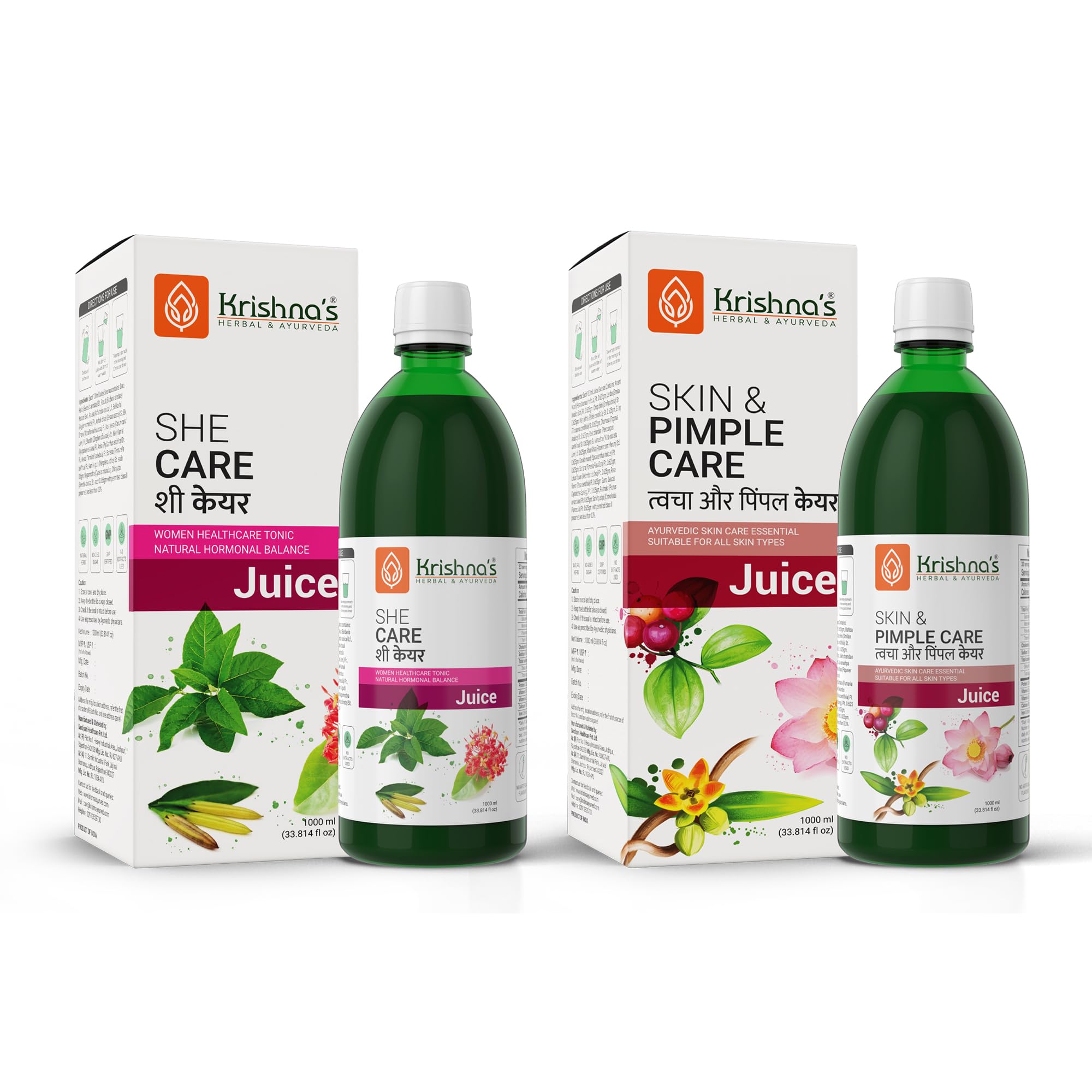 She Care Juice 1000 ml | Skin & Pimple Care Juice 1000 ml | Supports Hormonal Balance & Clear Skin, Clinically Proven-picture-11