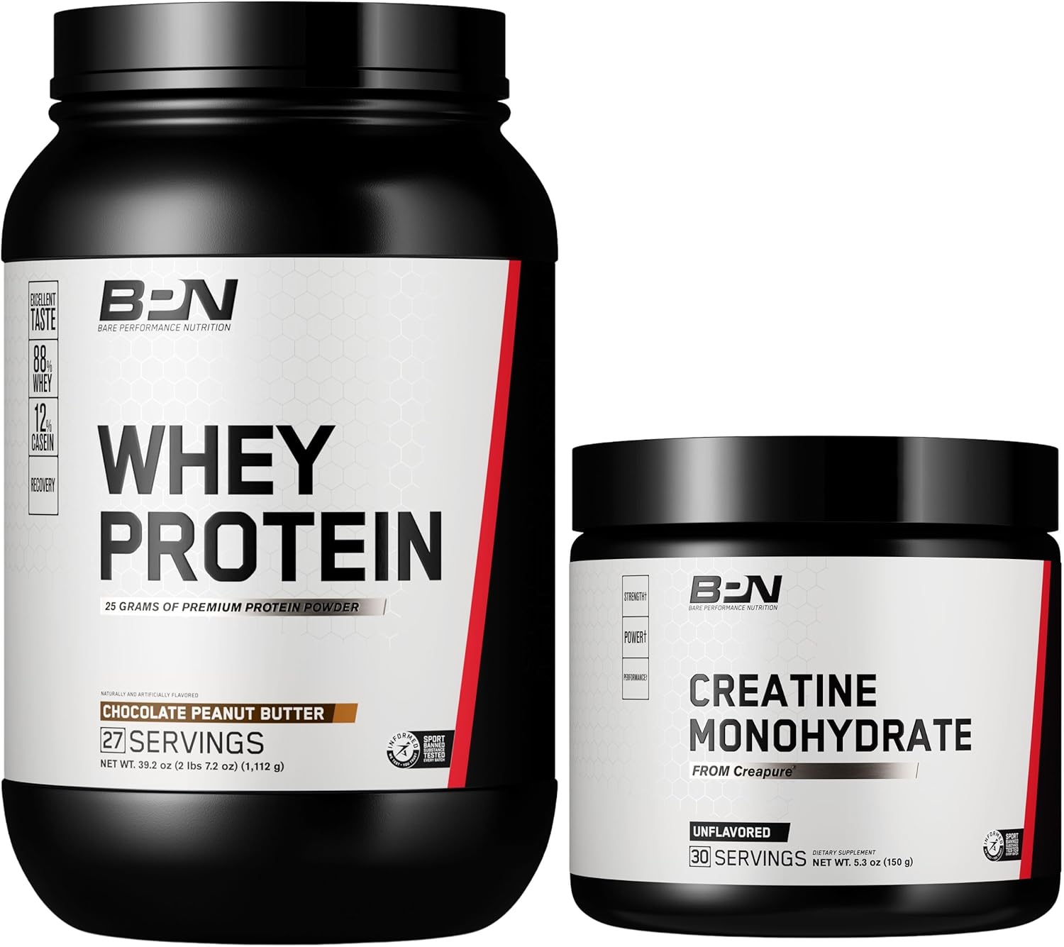 BARE PERFORMANCE NUTRITION BPN Whey Chocolate Peanut Butter Protein Health & Household