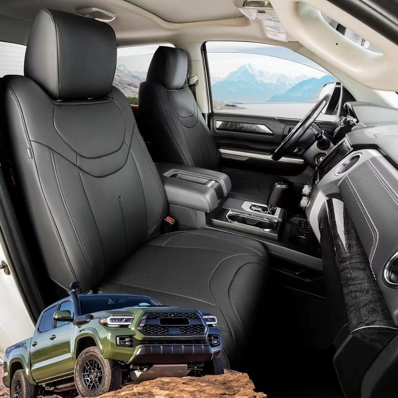 CARdant Faux Leather Seat Covers (Tundra CrewMax)