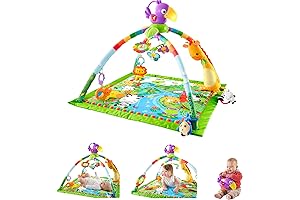 Playmat Rainforest Music & Lights Deluxe Gym: Nurturing Development from Infancy