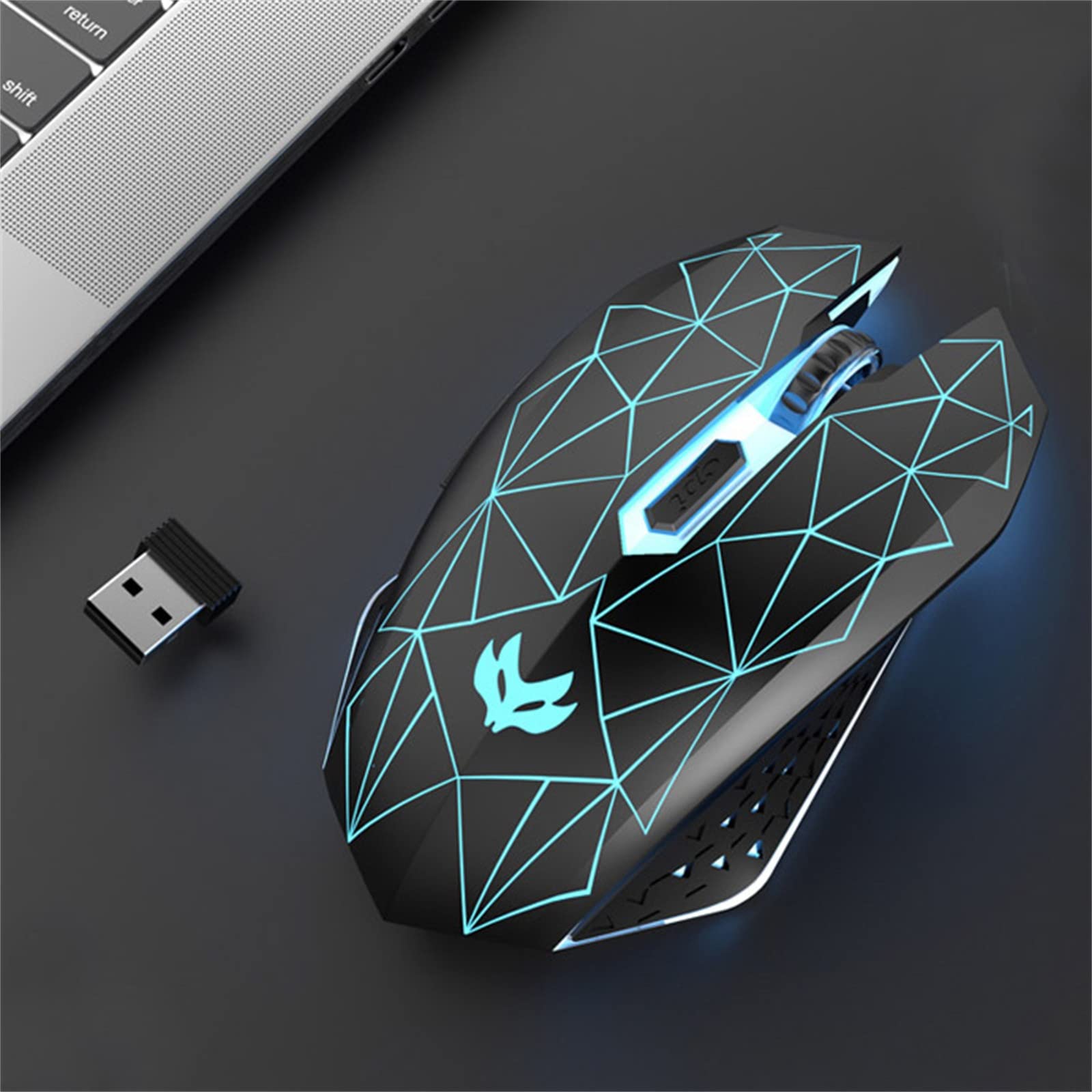 Colorful Backlight Gaming Mouse 2 4ghz 4000dpi Pc Gaming Mice Optical Mouse Portable Computer Mouse Pc Mouse Computer