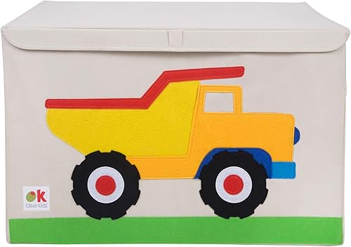 Miniatura 3 de Wildkin Baúl de juguete de tela para niños y niñas, mide 24 x 15 x 14 pulgadas, almacenamiento de juguetes, cuenta con mango de gartería e inserto