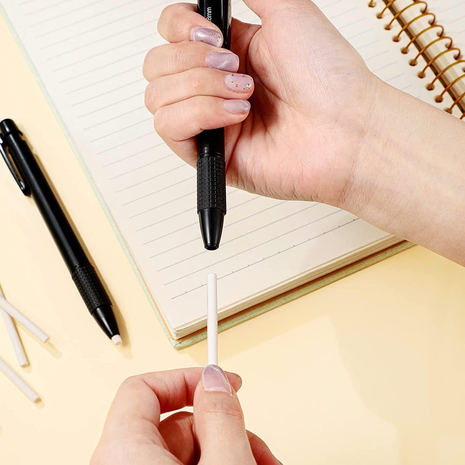 STL Mechanical Eraser Pen with 5 Refills, Fine Art Drawing and Sketching Tool 1