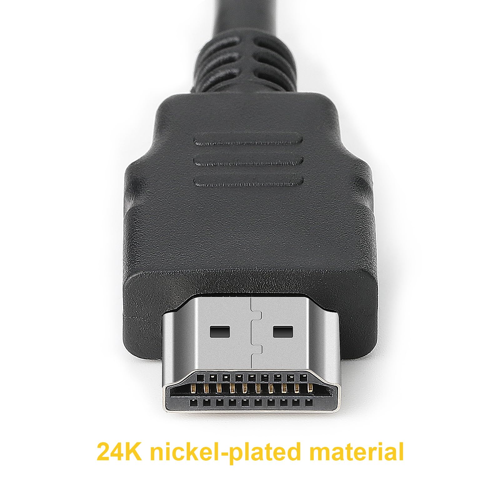 Confezione da 10 cavi HDMI 4K, 18 Gbps, cavo intrecciato HDMI ad alta velocità, 4K a 60Hz, HDR, 3D, Dolby, ARC, compatibile con PS5, PS4, HDTV, Blu-ray, Xbox, laptop (1,8 m)