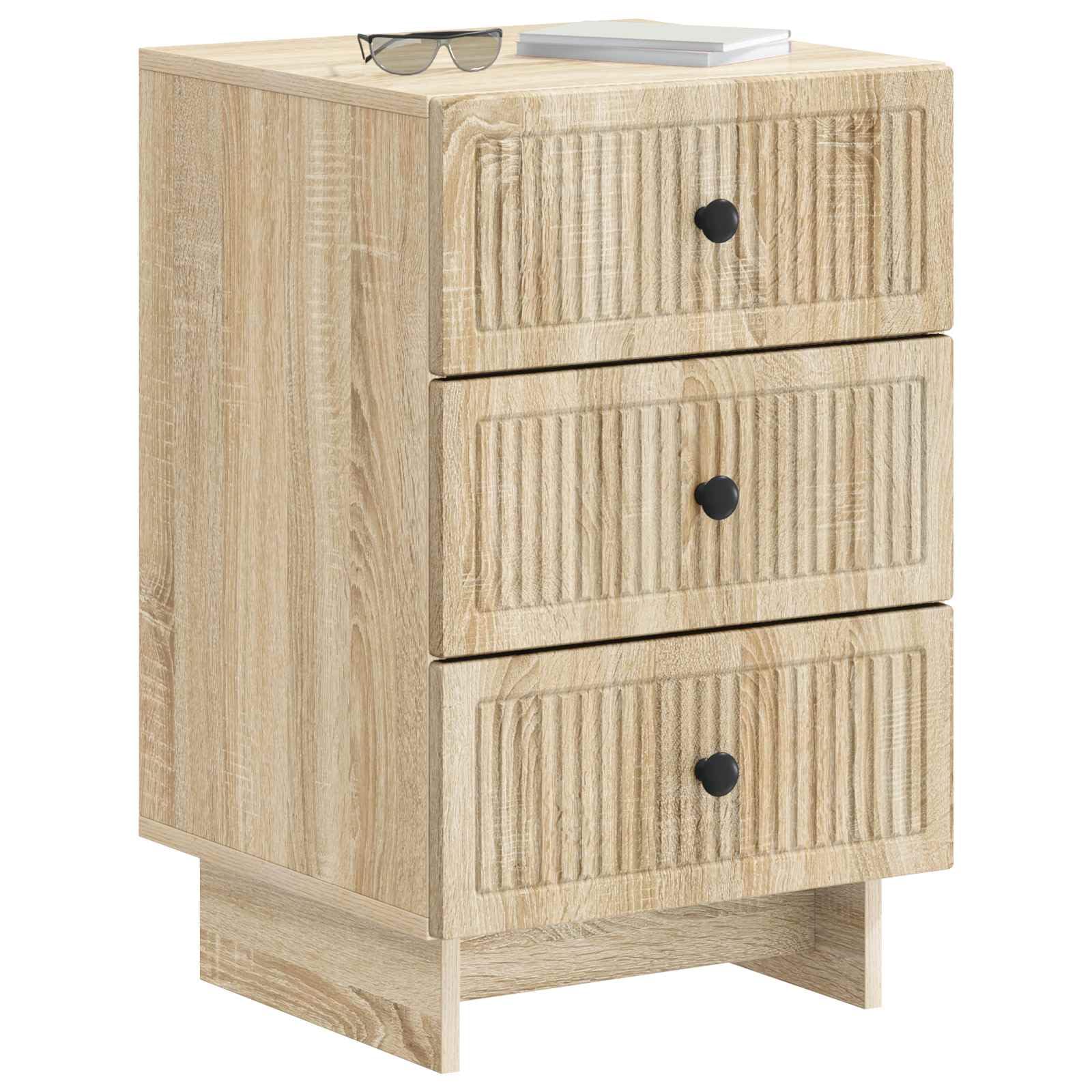 Table de nuit vintage pour optimiser le rangement des petites chambres