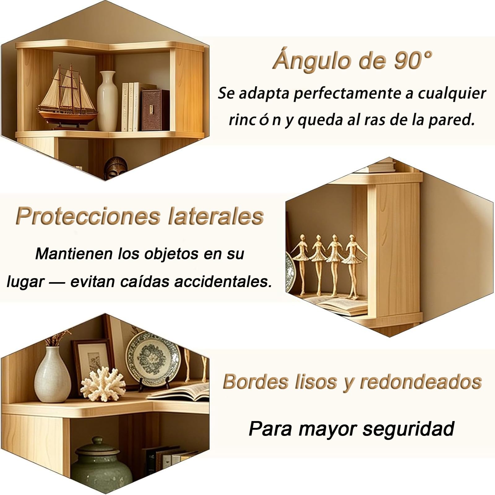 Librería, Estantería de 6 Niveles, Estante en Forma de L Mueble Almacenaje, Libreria Estanteria para Salón Oficina Estudio