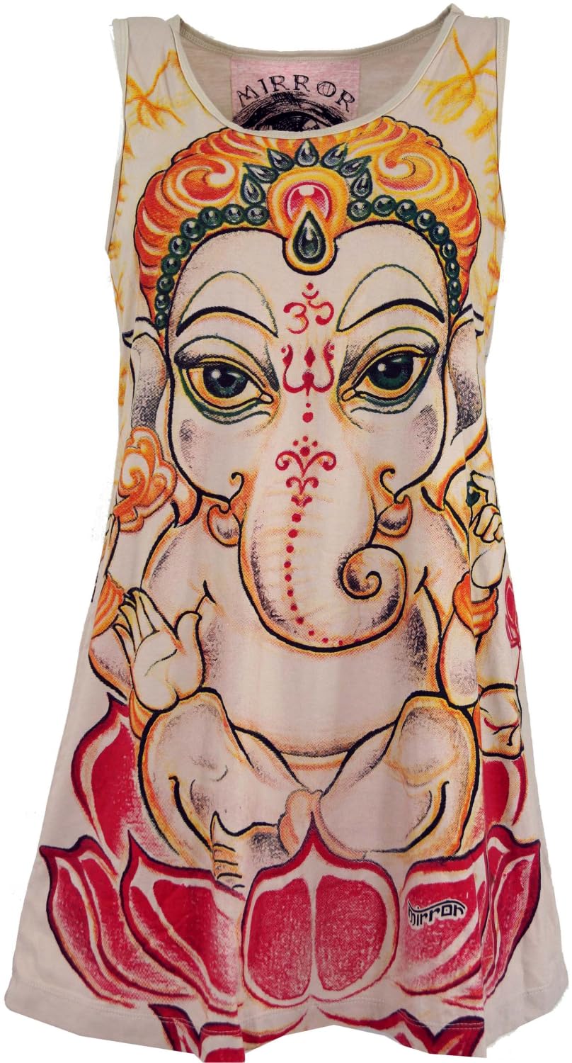 GURU SHOP Mirror Top, Longshirt, Minikleid, Damen