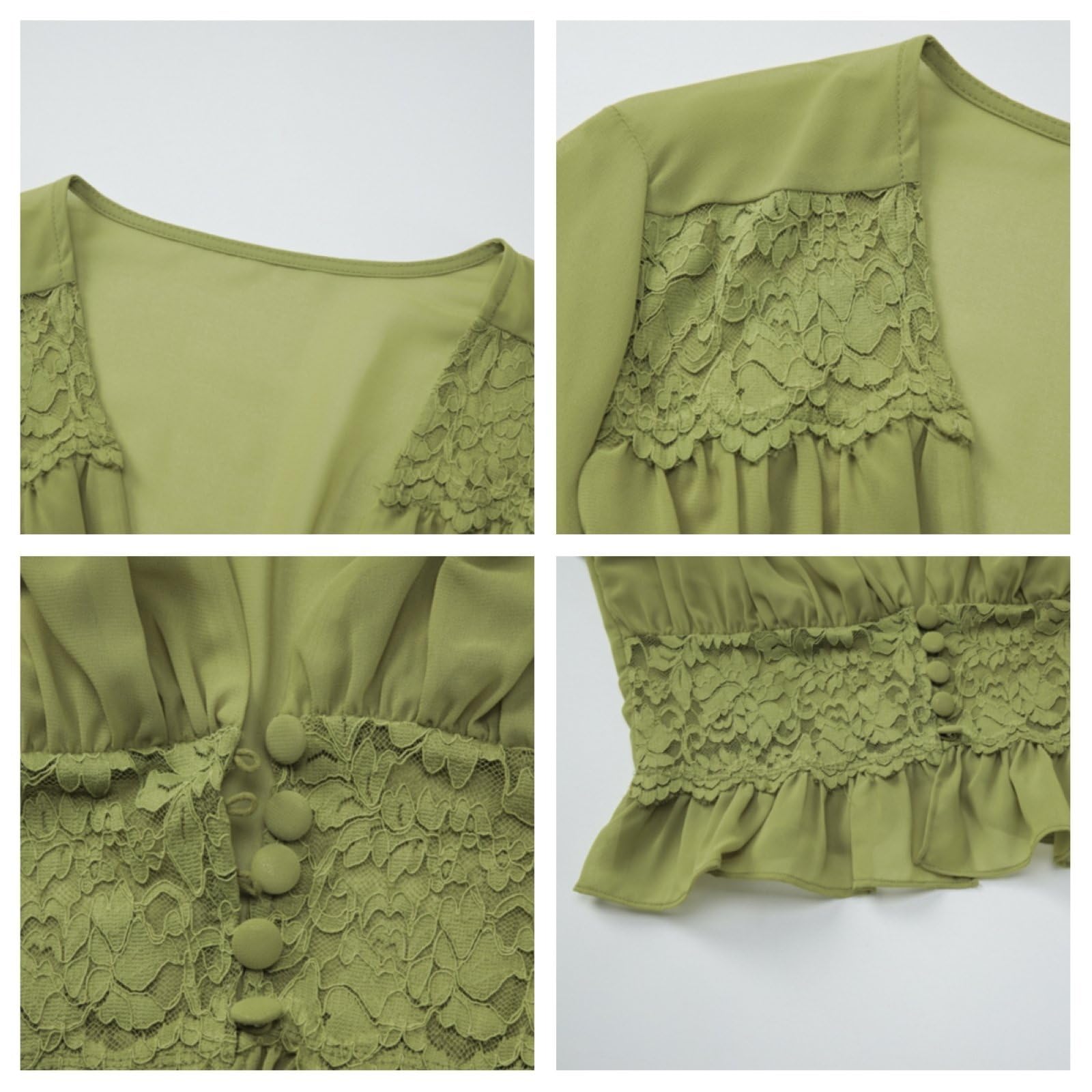 Ensemble D'éTé 2 Pièces Pour Femme Crop Top Sans Manches à Col V Profond Dentelle Et Volants et Jupe Longue à Cordon De Serrage