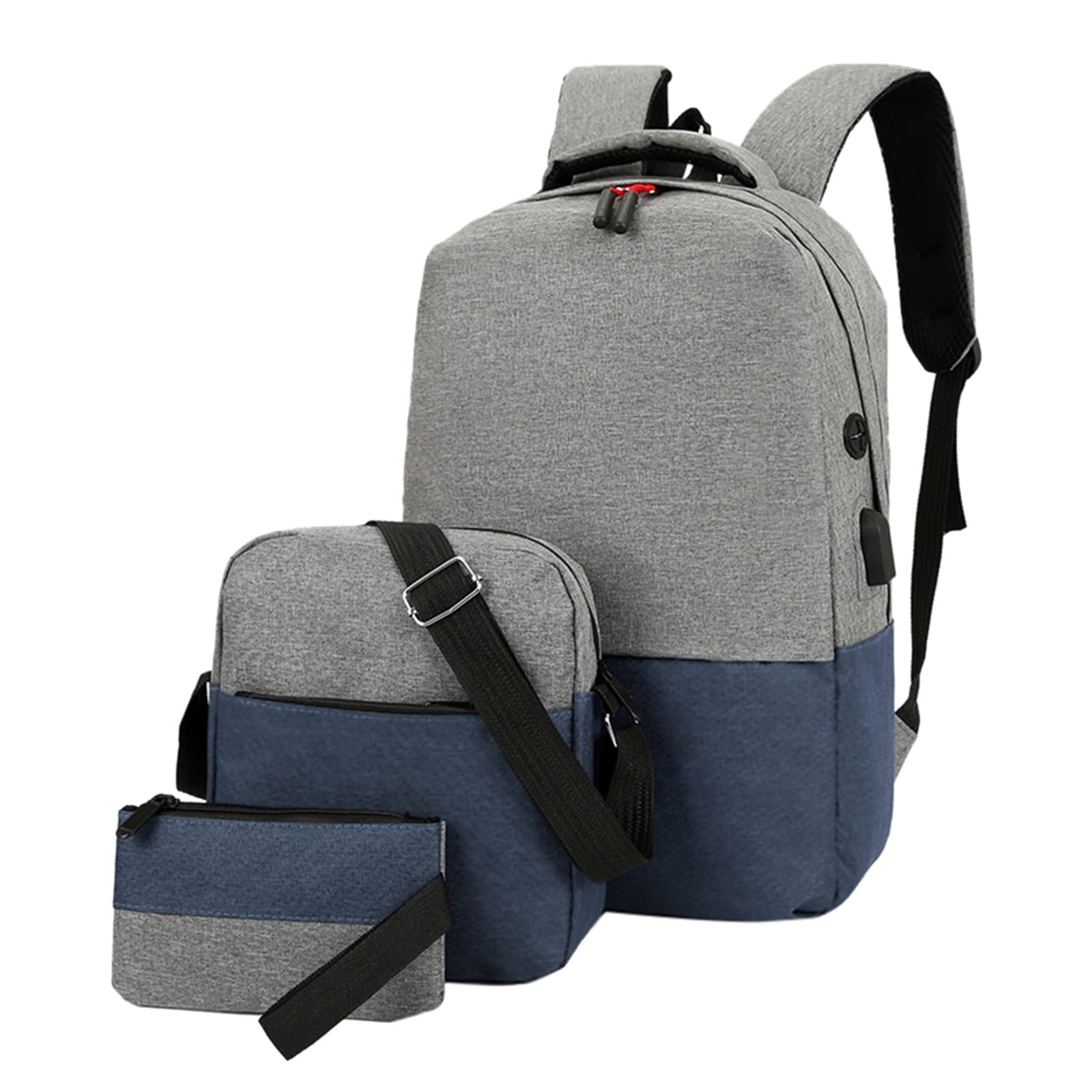 Couple Backpack Three Piece Color Travel Bag Computer Business Bag Shoulder Casual Matching Bag Hydration Backpacks Bags Red Backpack Purse for Girls