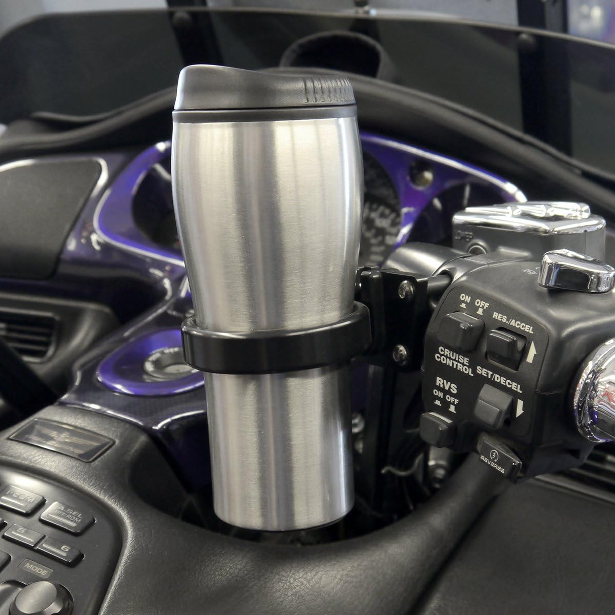 Desert Dawgs Roadrunner Bike Cup with Holder - Black RR-GWB