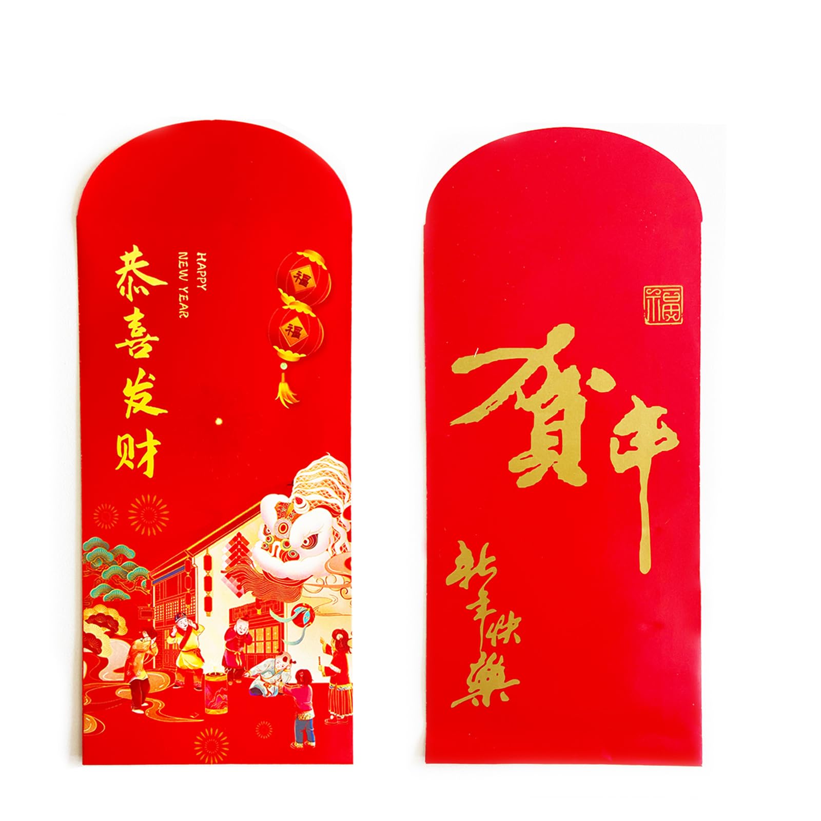 2 Pezzi Decorativo Di Couplet Cinese, Decorazione Perfetta per Capodanno, Cinese Capodanno Finestra, Couplets Cinesi Fu, Applicabile a Feste Cinesi di Primavera