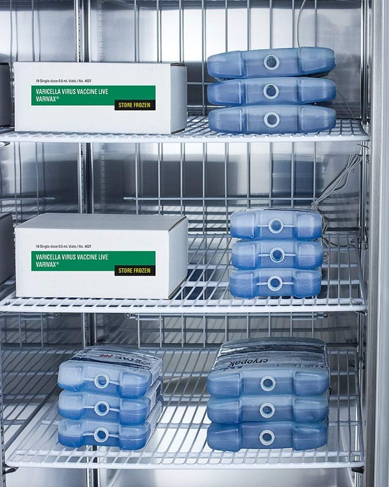 Summit Appliance AFS23MLLH Pharma-Lab Frost-free 23 cu.ft. Upright Pharmacy All-freezer in Stainless Steel, 23 cu.ft. Capacity, Left Hand Door Swing, Adjustable Shelves, Digital Thermostat