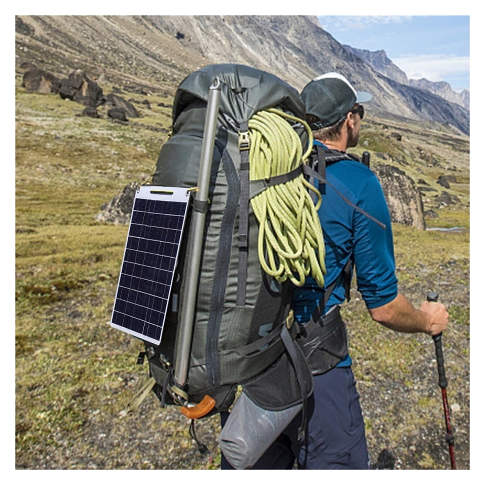2W/40W/60W Panel słoneczny elastyczne podwójne USB 5V do telefonu komórkowego zewnętrzne ładowanie awaryjne Camping Power Bank bezpieczna płyta słoneczna(40W 300X145X3MM)