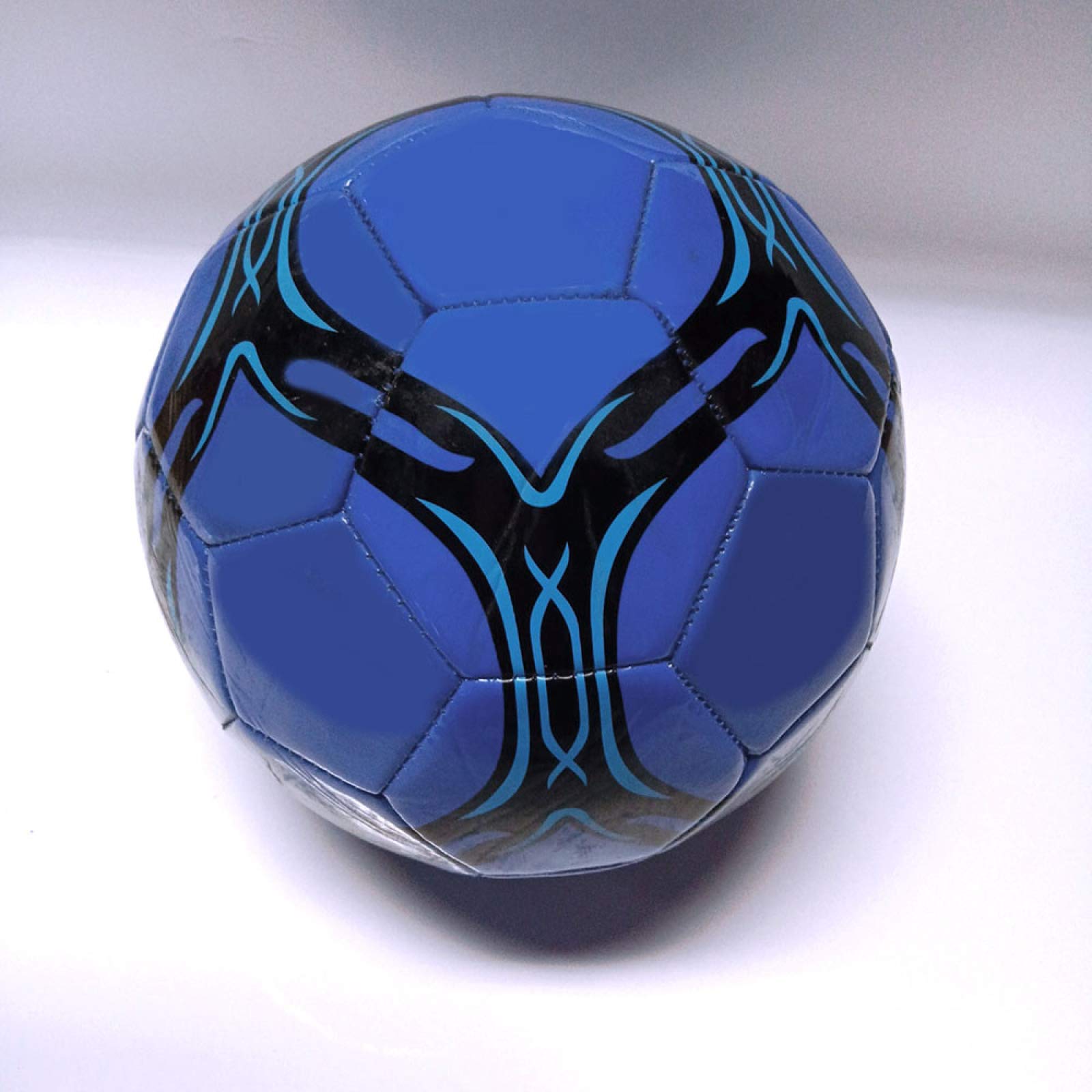 Pallone Da Calcio Taglia 4 Per Bambini E Adulti – Pelle PVC Impermeabile Blu Per Gioco E Allenamento