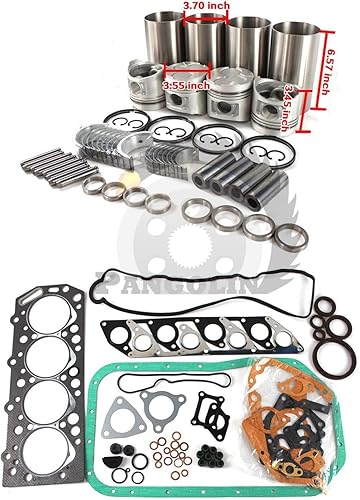 Miniatura 7 de PANGOLIN 4D56 Kit de reconstrucción del motor para SOHC 8-válvulas Pickup Truck Auto Delica Mitsubishi Motor Recambios