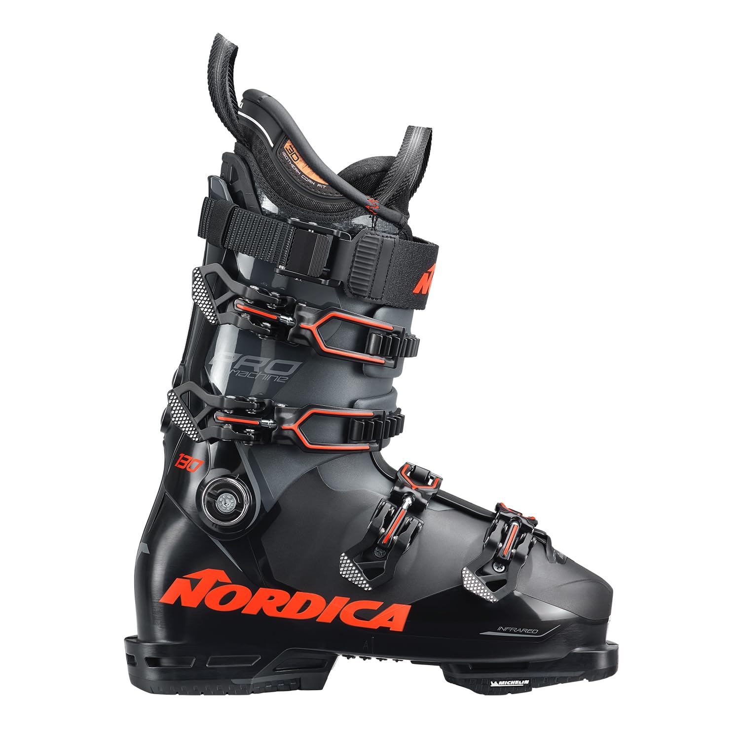 Nordica - Buty narciarskie Pro Machine 130 Gw czarne męskie - Męskie - Rozmiar 43 - Czarne