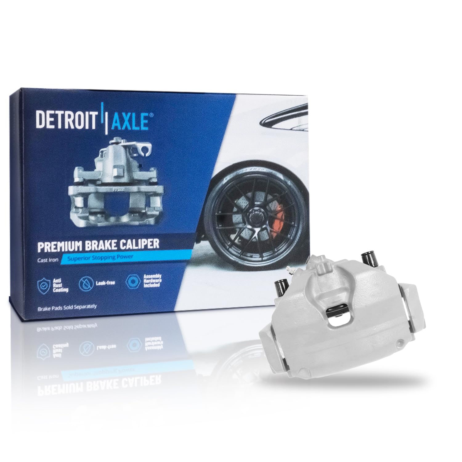 Detroit Axle - Front Passenger Side Disc Brake Caliper For 14-18 Ford Focus