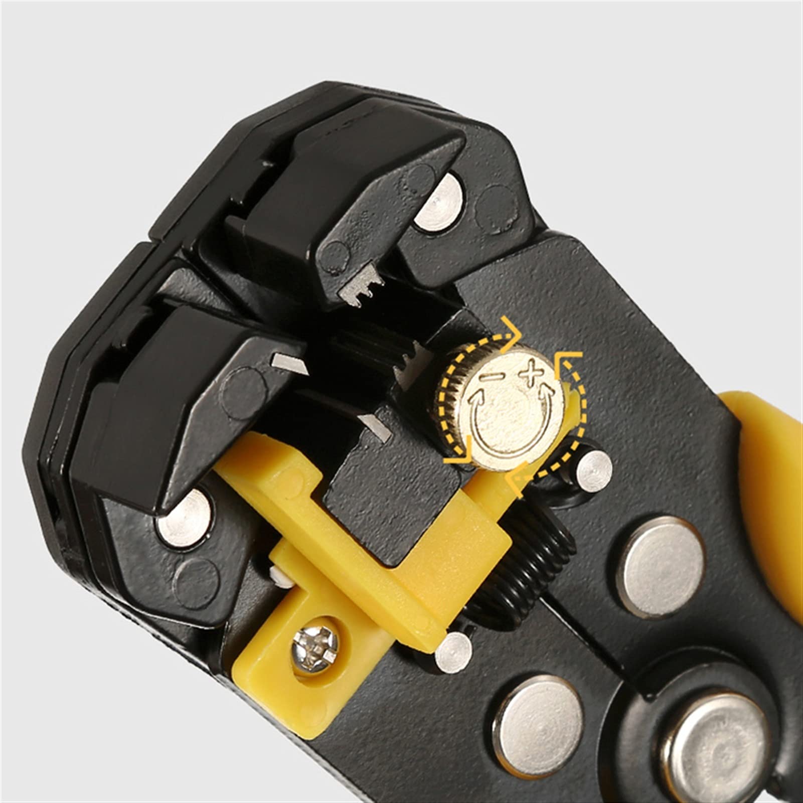 Terminal Multifonctionnel Automatique de la Pince à découper en Pince Terminal Multifonctionnel Automatique 0,2-6mm Outils de décapage(Giallo)
